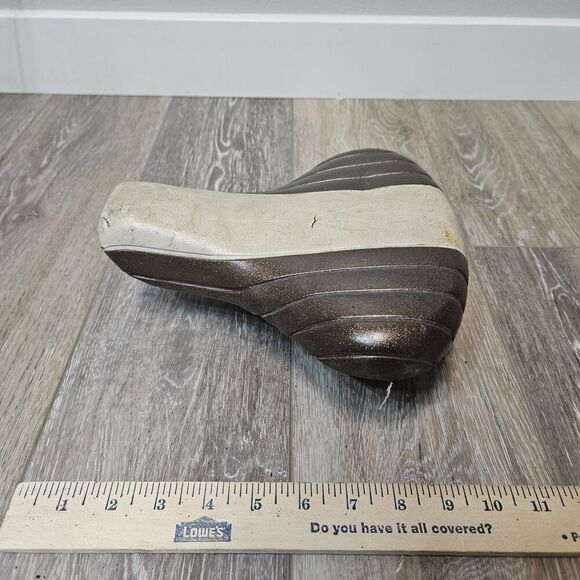 Persons Vintage Permco Dual Springs Saddle Seat Cruiser Colorblock Brown Tan - Picture 4 of 8